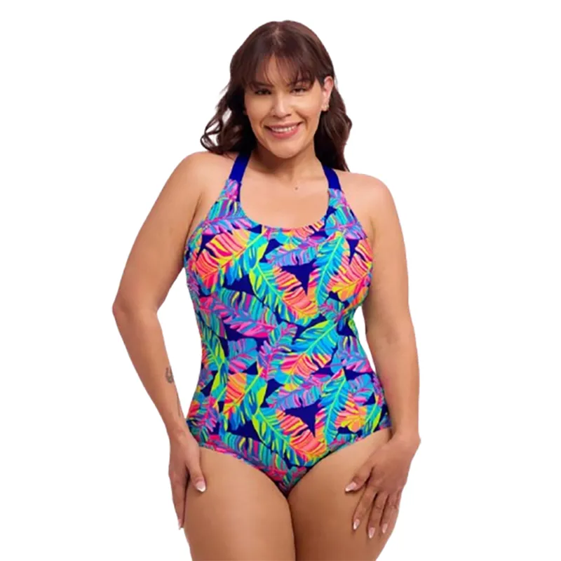 Funkita Ladies Brace Me Back One Piece Leaving Today