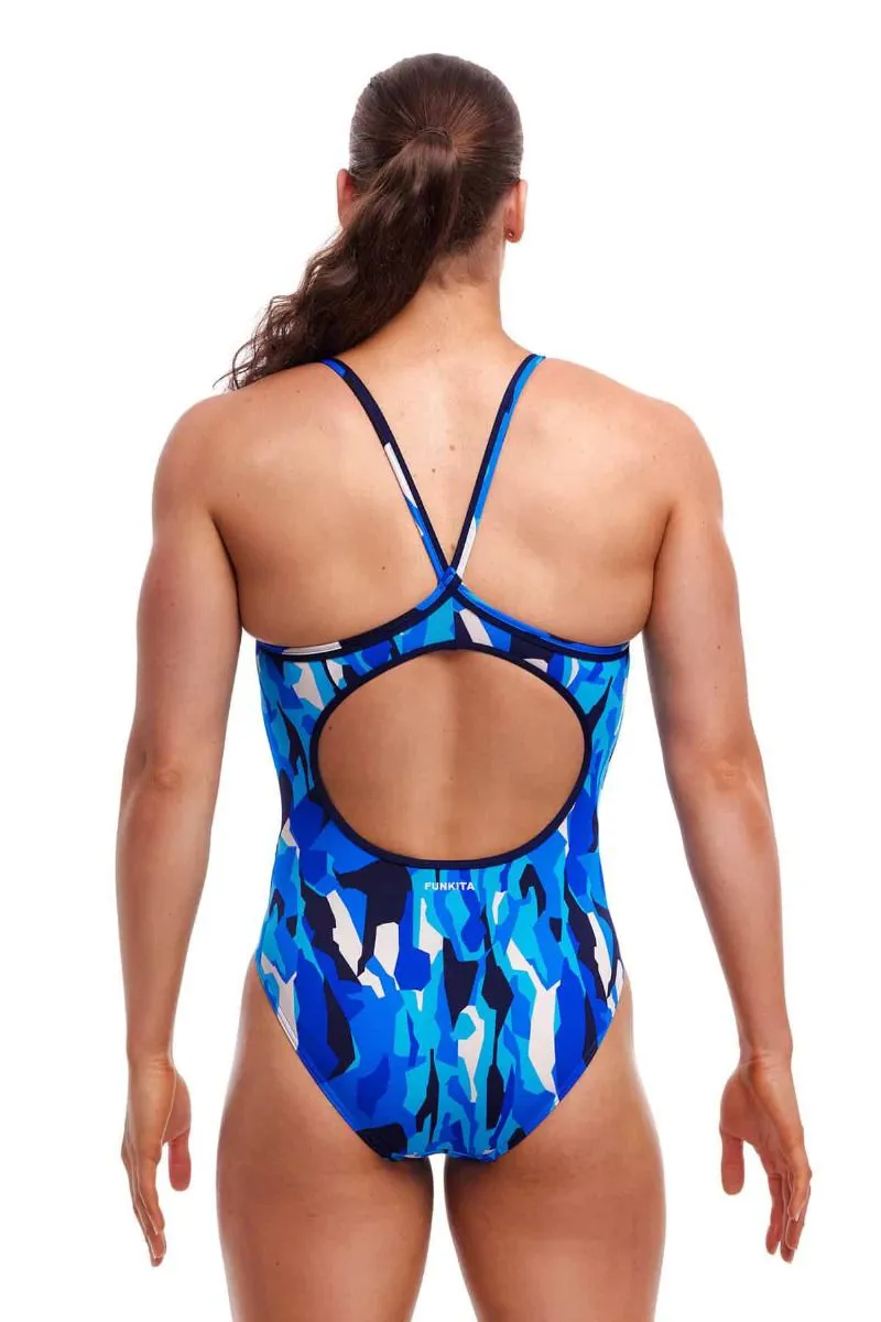 Funkita Ladies Diamond Back One Piece Swimsuit Chaz Michael-2