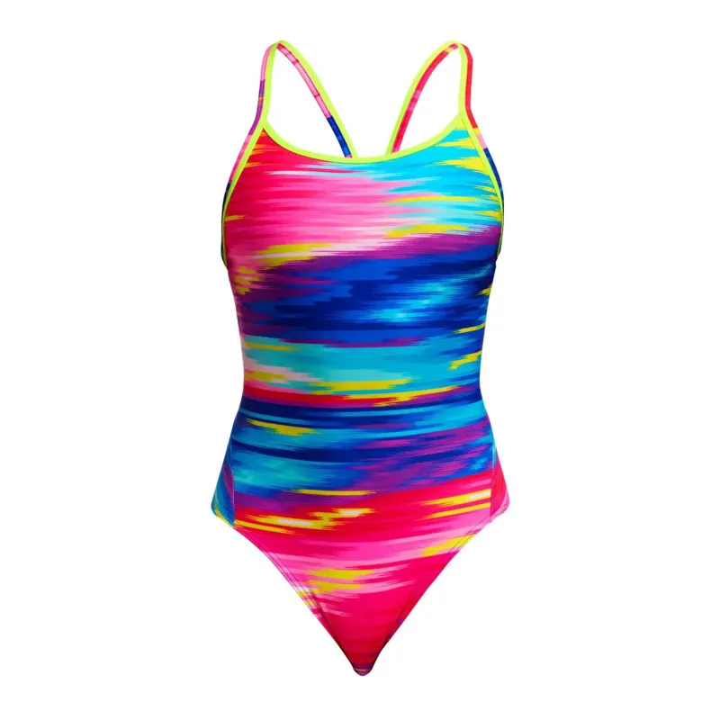Funkita Ladies Diamond Back One Piece Swimsuit Lost Ocean