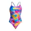 Funkita Ladies Diamond Back One Piece Swimsuit Pixel Paradise