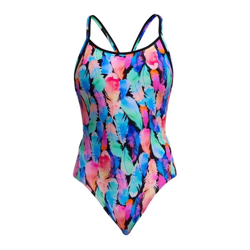 Funkita Ladies Diamond Back Secure One Piece Swimsuit Tickle Torture