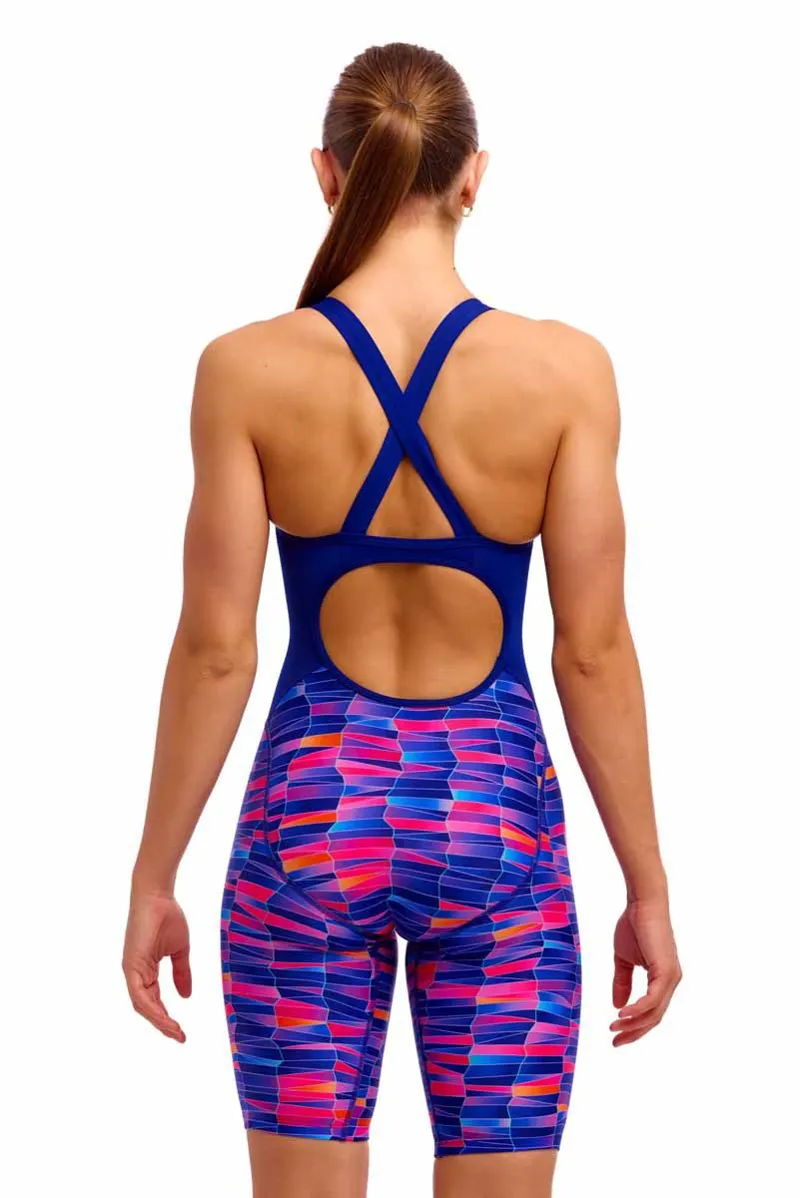 Funkita Ladies Fast Training One Piece Warped Waves-2