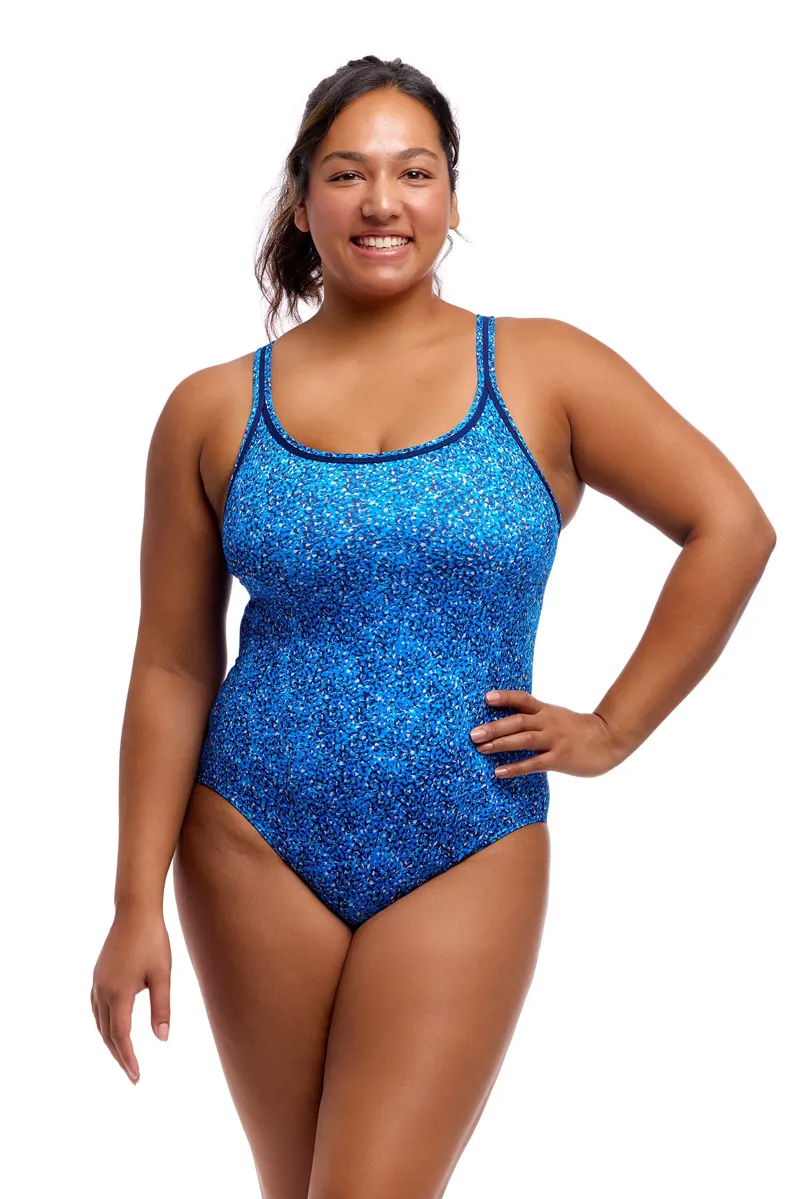 Funkita Ladies Locked In Lucy One Piece Swimsuit Pebble Beach-2