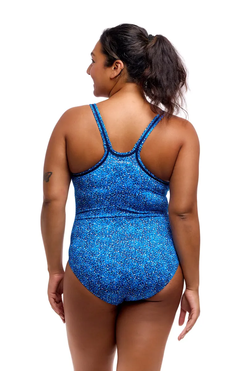 Funkita Ladies Locked In Lucy One Piece Swimsuit Pebble Beach-1