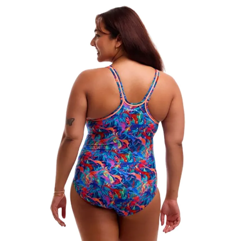 Funkita Ladies Locked In Lucy One Piece Swimsuit Weedy One-1