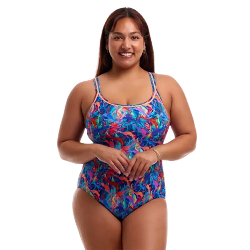 Funkita Ladies Locked In Lucy One Piece Swimsuit Weedy One