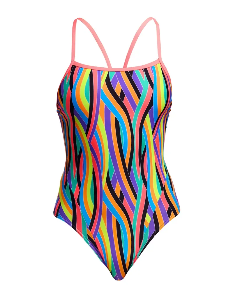 Funkita Ladies Single Strap One Piece Swimsuit Curl Curl