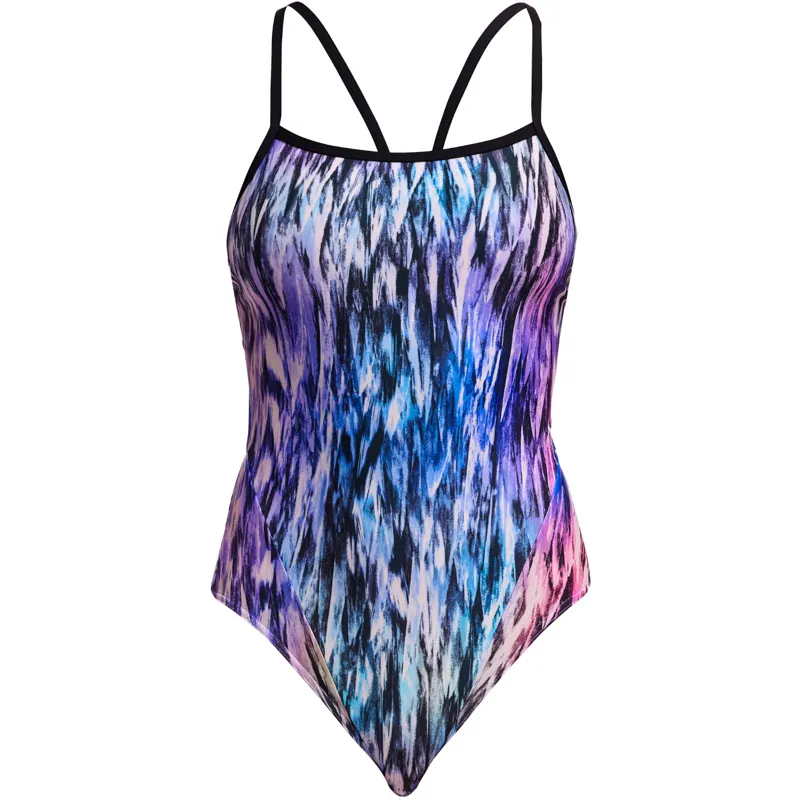 Funkita Ladies Single Strap One Piece Swimsuit Fly Dye