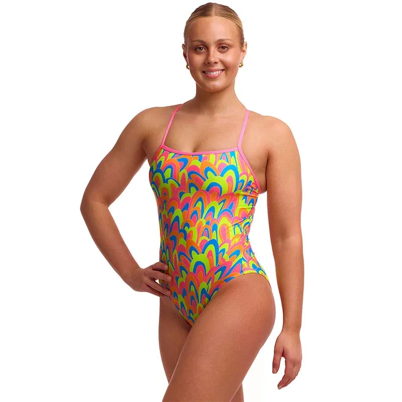 Funkita Ladies Single Strap One Piece Swimsuit Hillary Puff-3