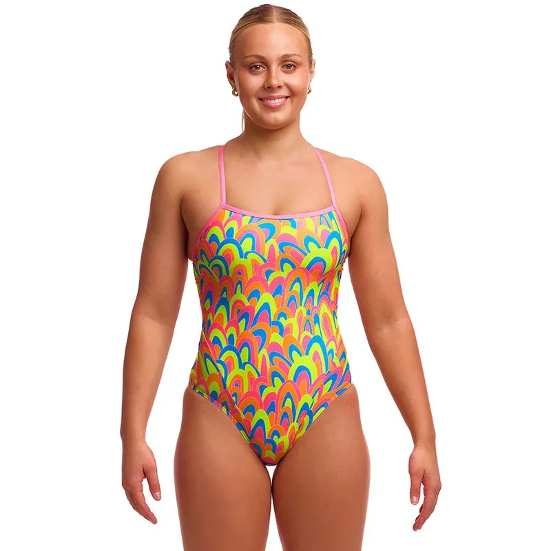 Funkita Ladies Single Strap One Piece Swimsuit Hillary Puff-1