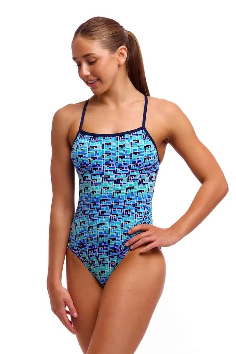 Funkita Ladies Single Strap One Piece Swimsuit Jack Stack-3