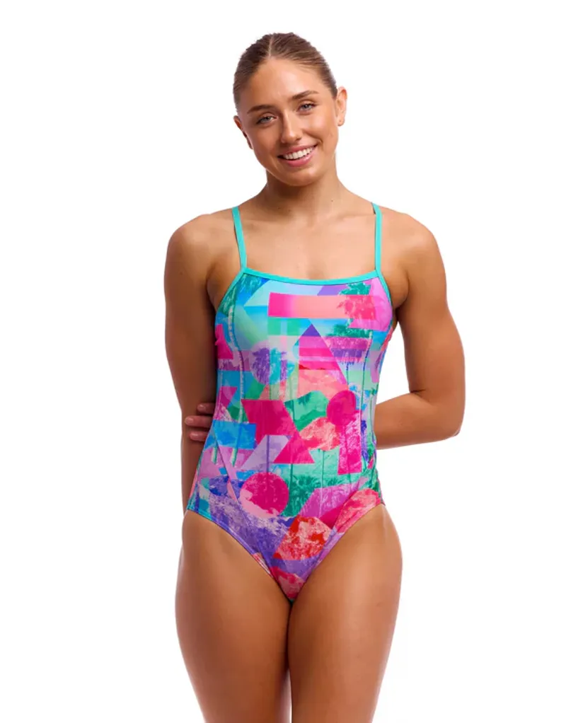 Funkita Ladies Single Strap One Piece Swimsuit Snap That-3