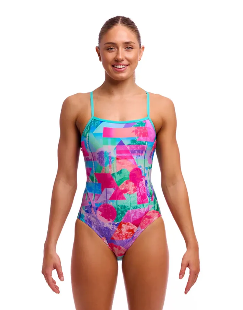 Funkita Ladies Single Strap One Piece Swimsuit Snap That-1