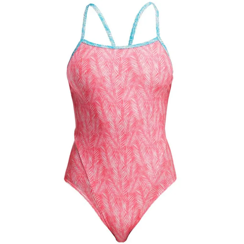 Funkita Ladies Single Strap One Piece Swimsuit Sweet Releaf