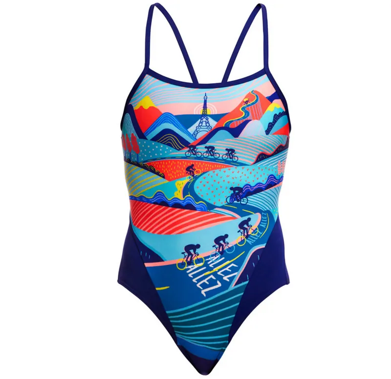 Funkita Ladies Single Strap One Piece Swimsuit Vive La Funky