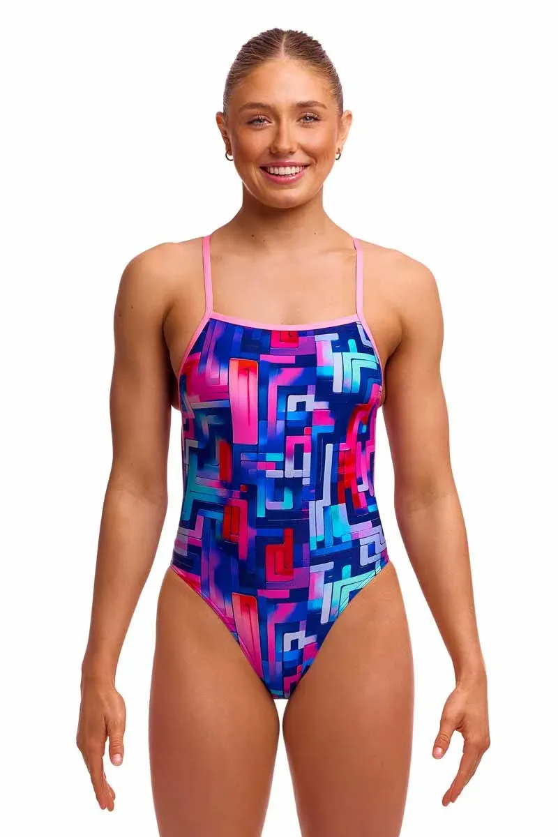 Funkita Ladies Single Strength One Piece Swimsuit You Tubey-1