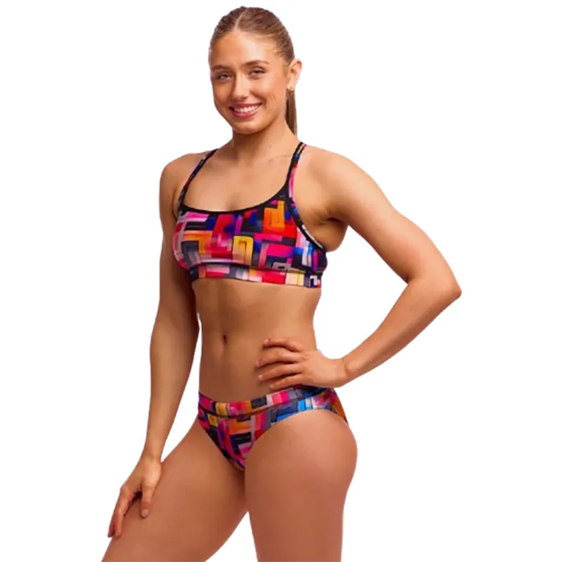 Funkita Ladies Sports Top Putty Rules-3