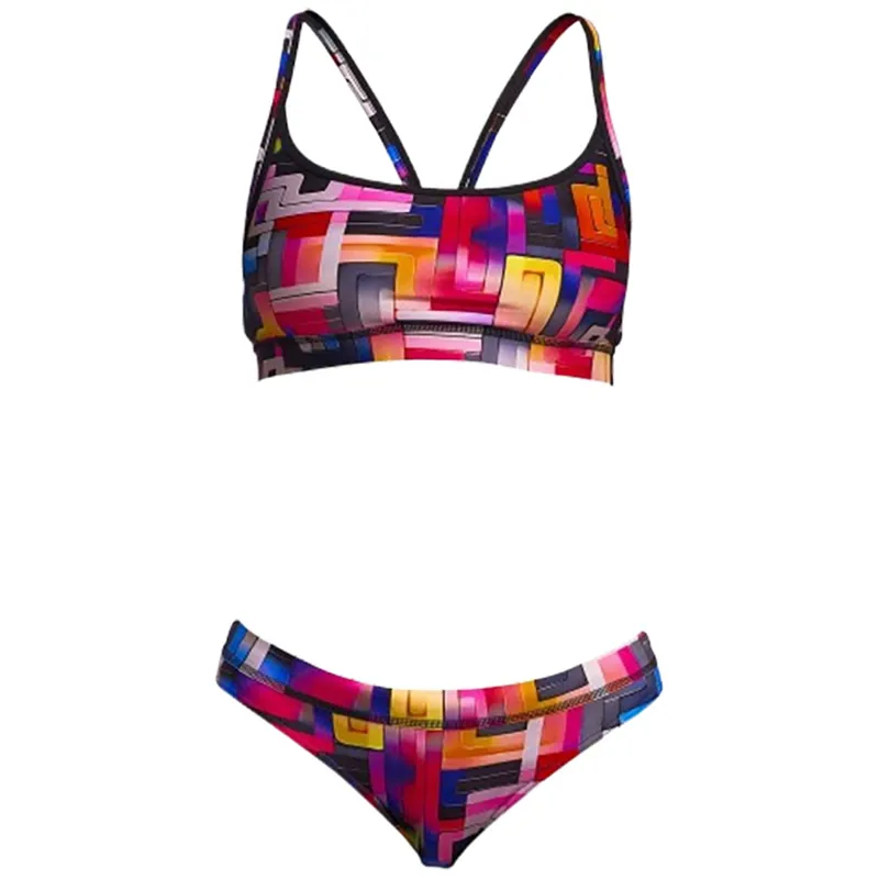 Funkita Ladies Sports Top Putty Rules