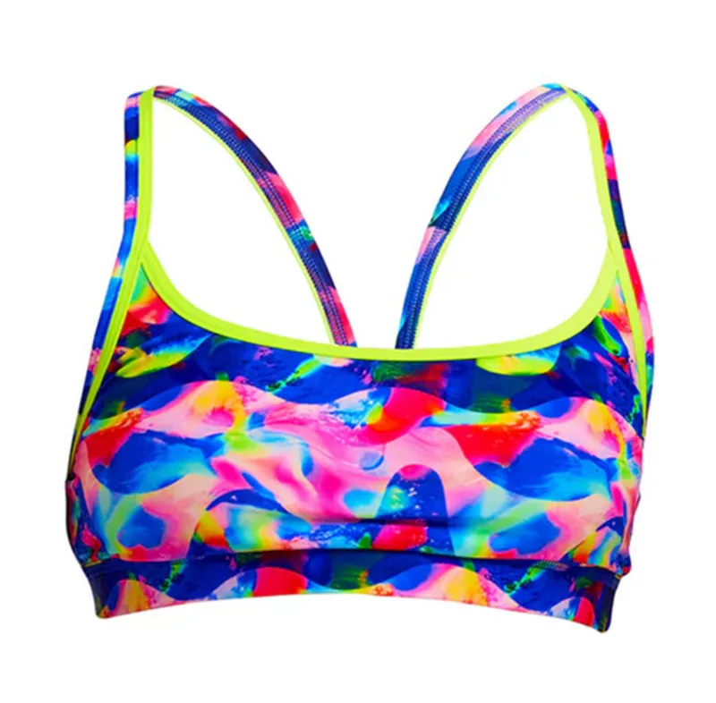 Funkita Ladies Sports Top Wet Wave
