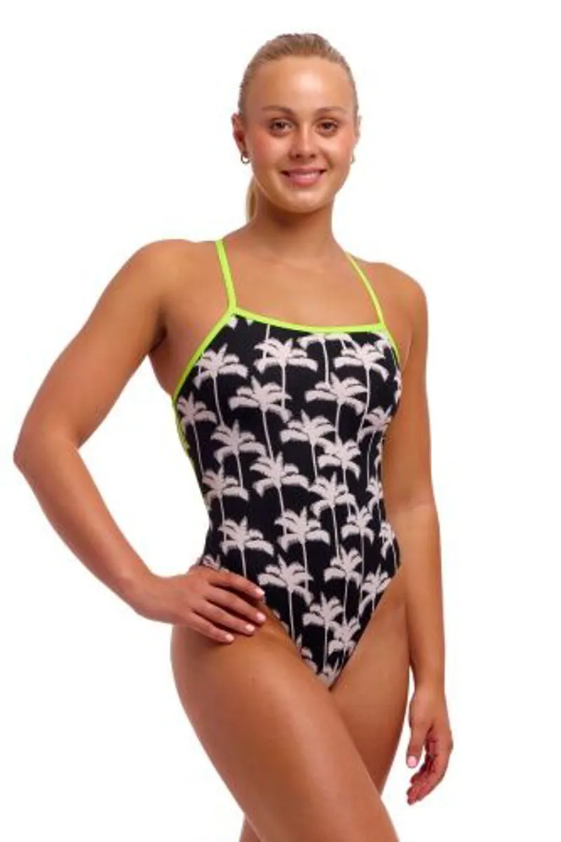 Funkita Ladies Strapped In One Piece Palm Night-3
