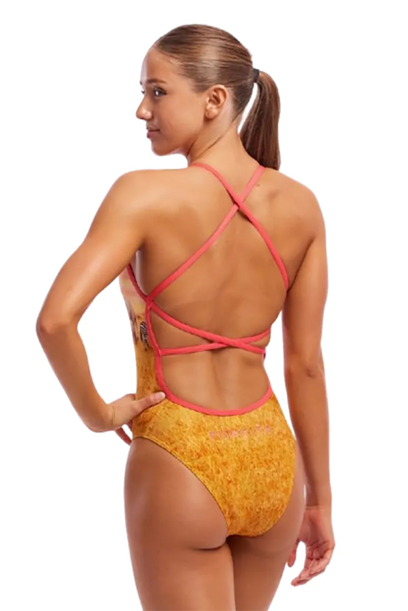 Funkita Ladies Strapped In One Piece Swimsuit Circle Of Life-4