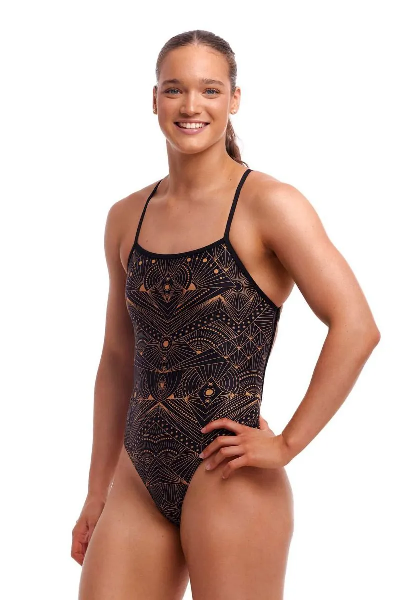 Funkita Ladies Strapped In One Piece Swimsuit To The Stars-3