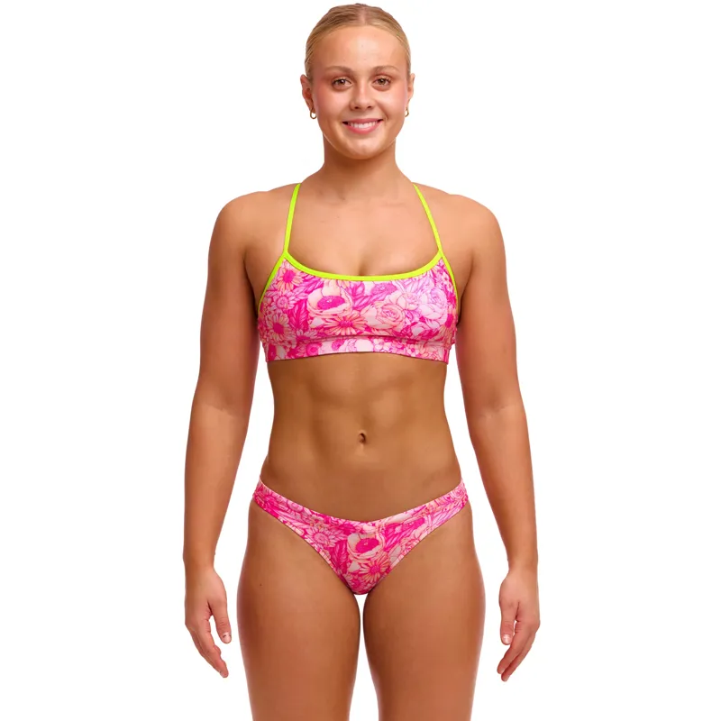 Funkita Ladies Swim Crop Top Rosie Cheeky-1