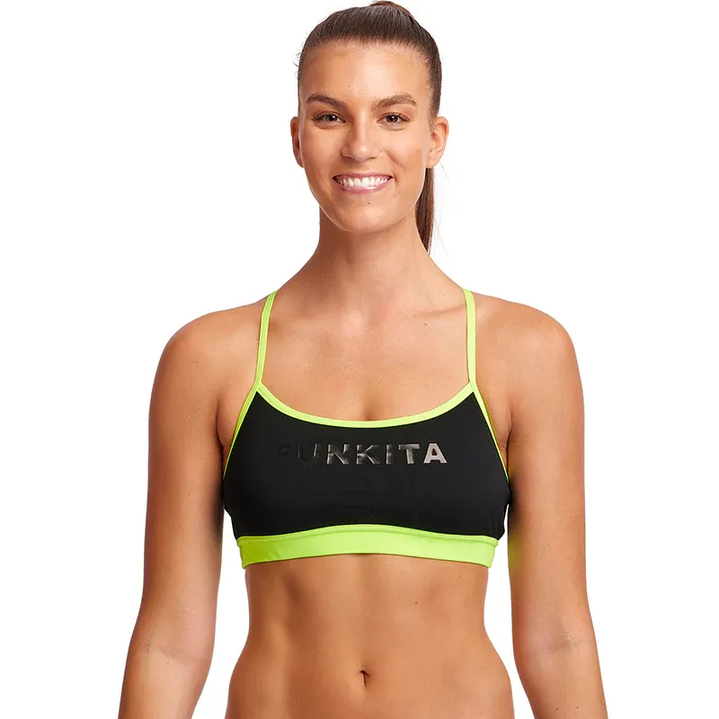 Funkita Ladies Swim Crop Top Stampd-1
