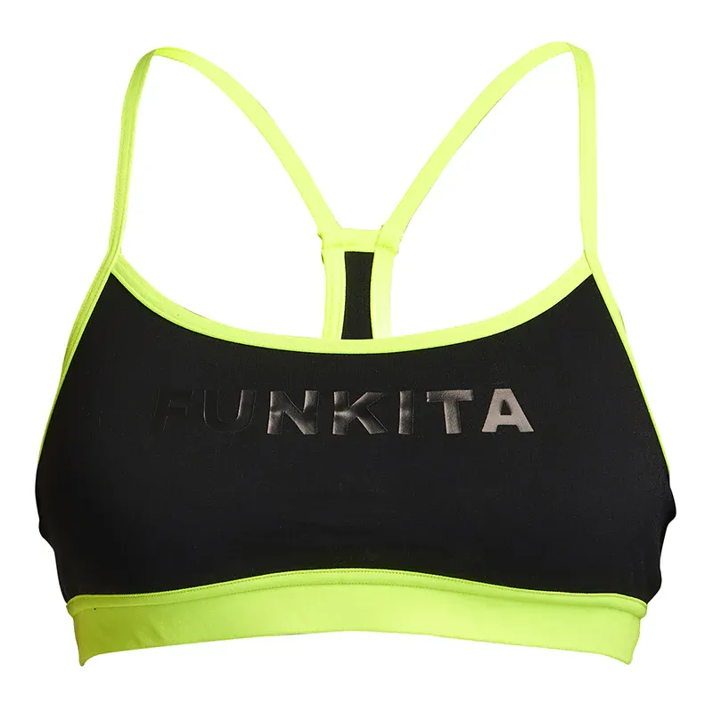 Funkita Ladies Swim Crop Top Stampd