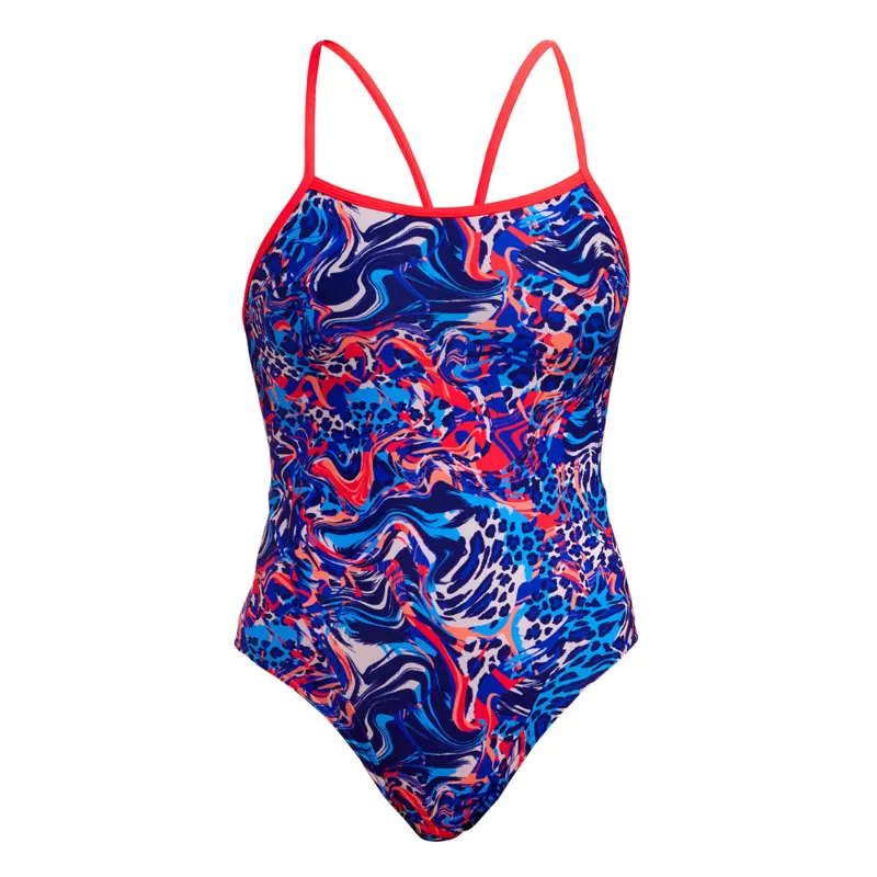 Funkita Ladies Swim Secure One Piece Swimsuit Mad Cat