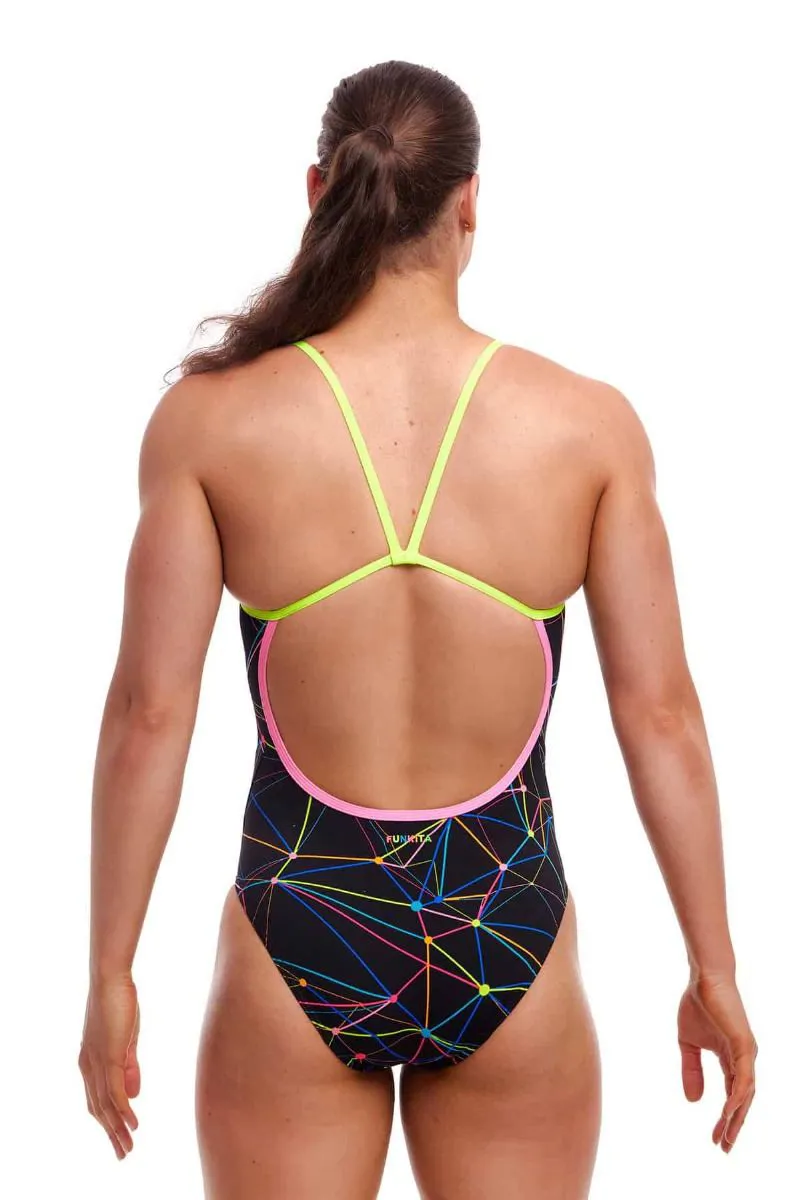 Funkita Ladies Swim Secure One Piece Swimsuit Star Sign-2