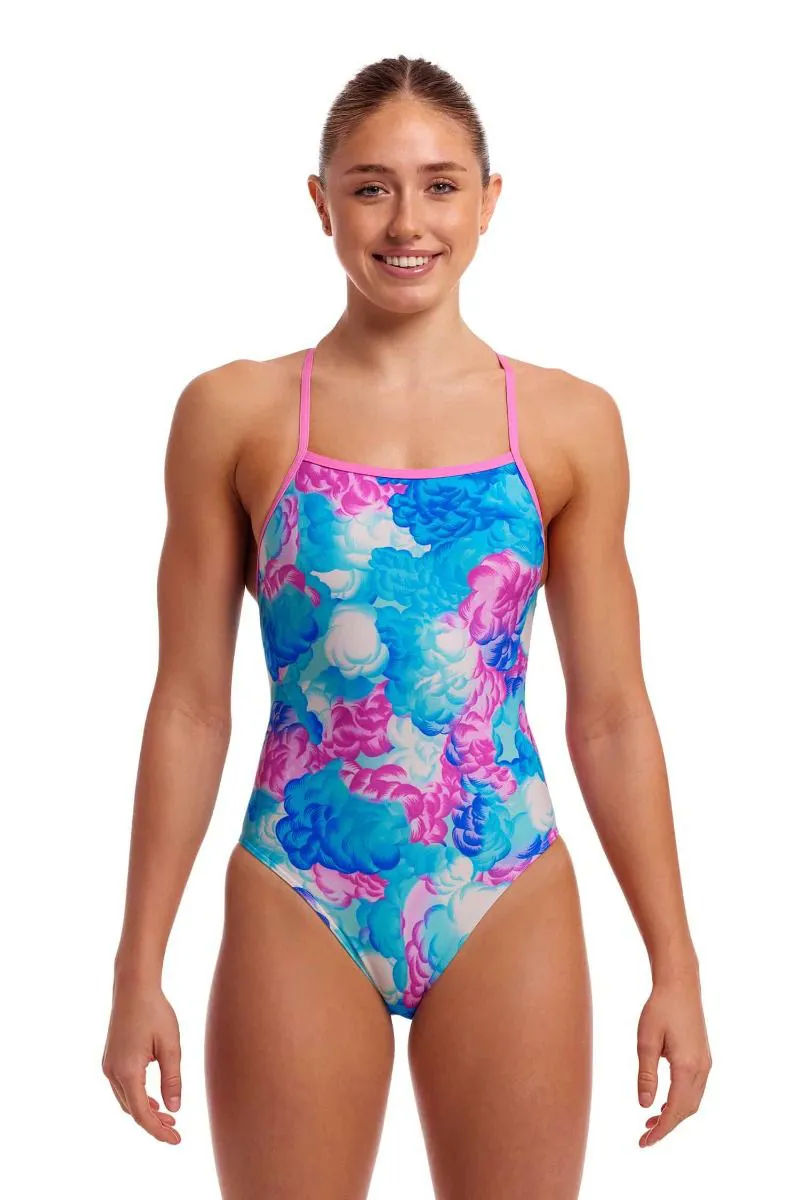 Funkita Ladies Tie Me Tight One Piece Cloud Street-1