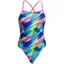 Funkita Ladies Tie Me Tight One Piece Swimsuit Streaky Strokes