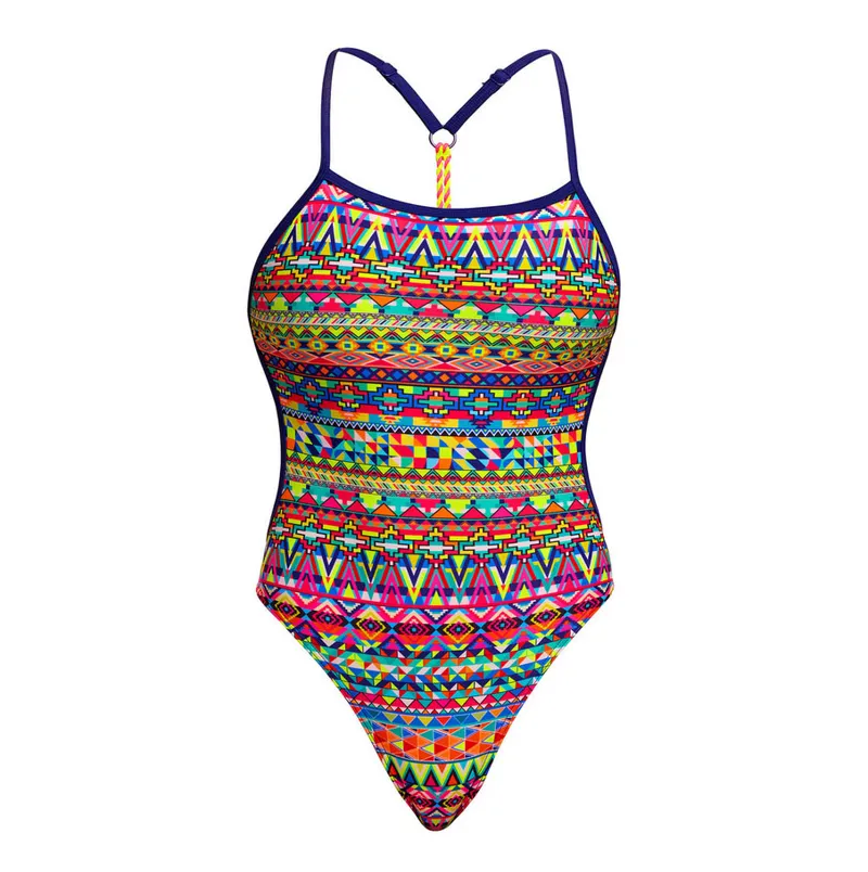Funkita Ladies Twisted One Piece Swimsuit Packed Up