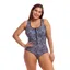Funkita Ladies Zip Front One Piece Swimsuit Pressure Palm