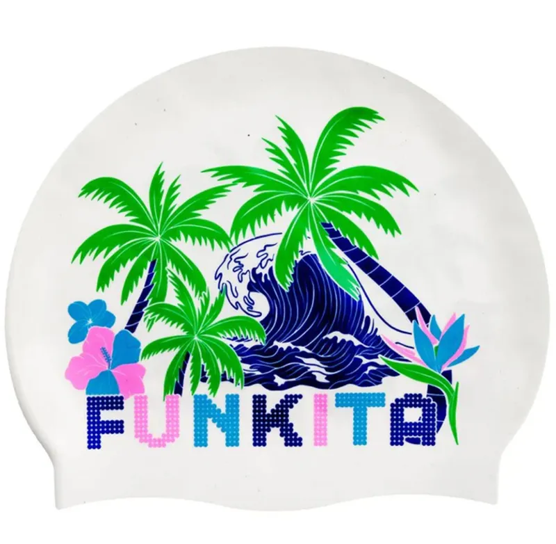 Funkita Silicone Swim Cap Ukule Babe