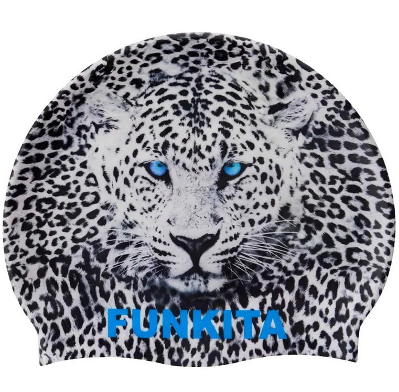Funkita Silicone Swim Cap White Walker