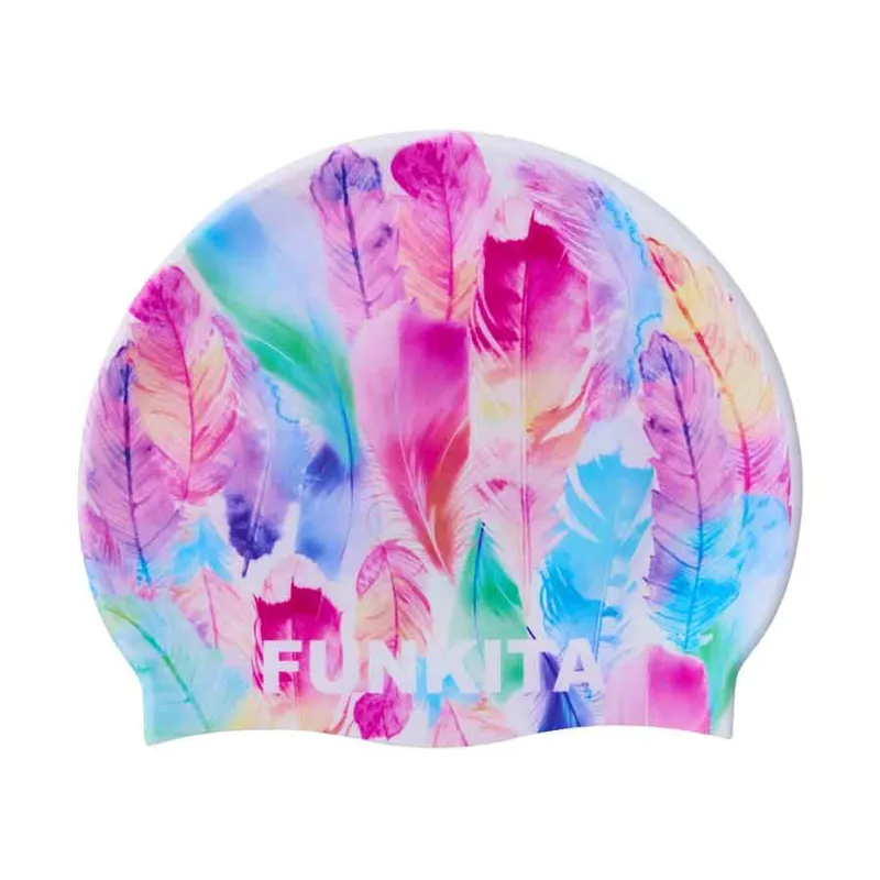 Funkita Silicone Swimming Cap Tickle Pink