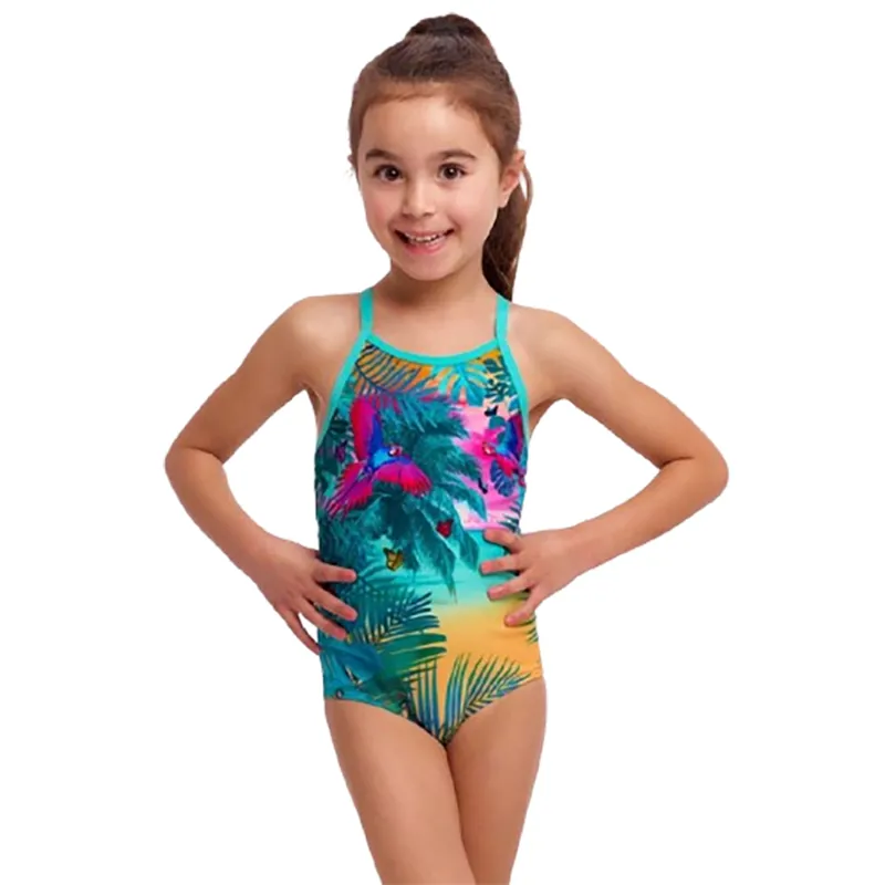 Funkita Toddler Girls Printed One Piece Swimsuit The Beach