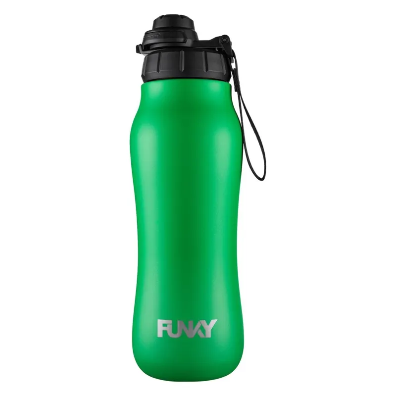 Funky Clean Stream Water Bottle Still Green