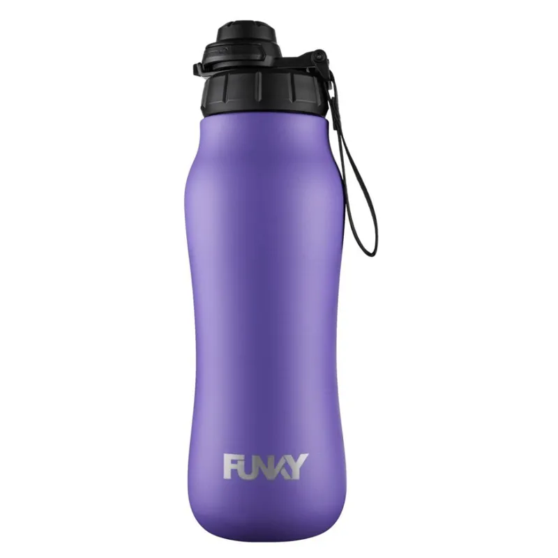 Funky Clean Stream Water Bottle Still Purple