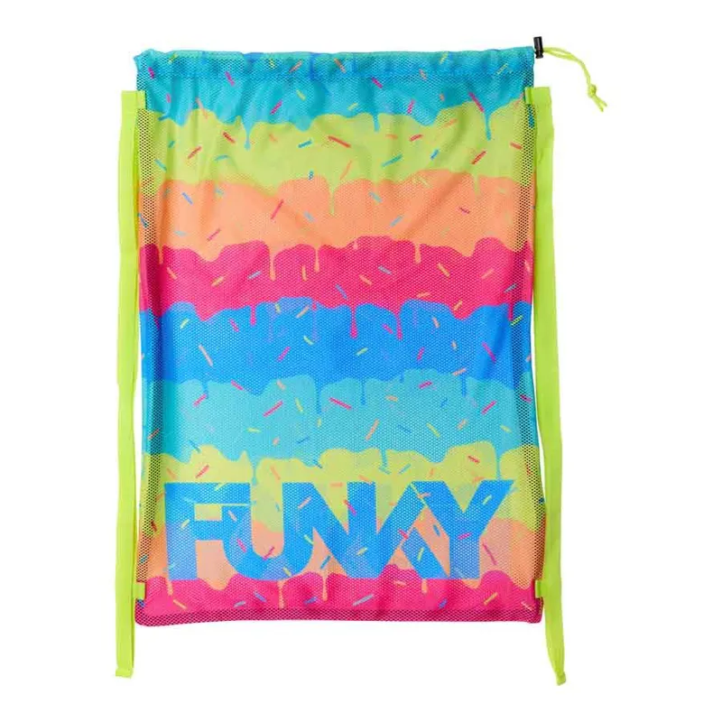Funky Mesh Gear Bag Melting Mayhem