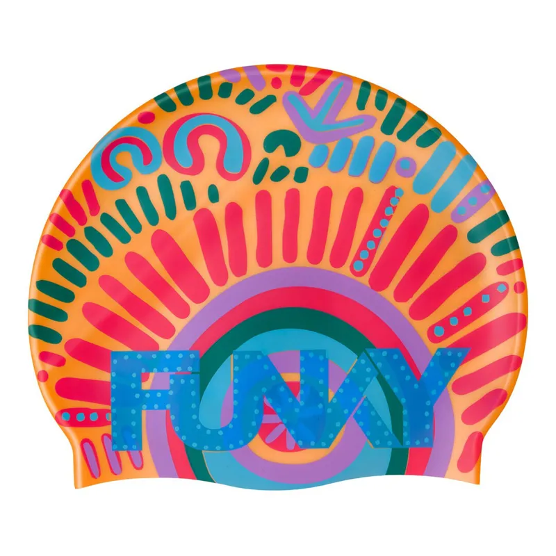 Funky Silicone Swimming Cap Kulin Colour