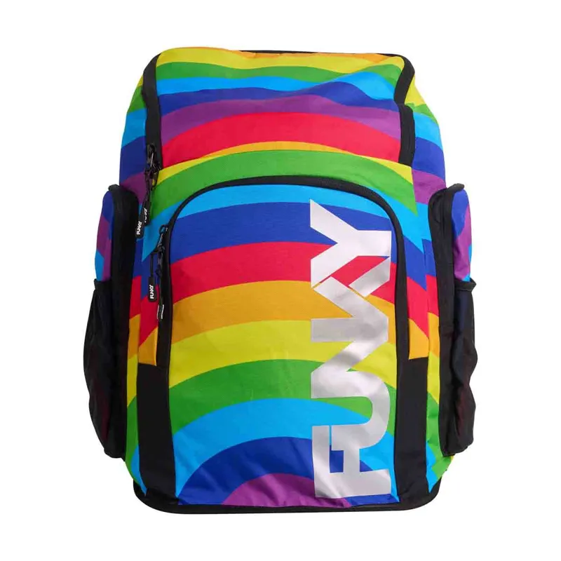 Funky Space Case Backpack Rainbowie
