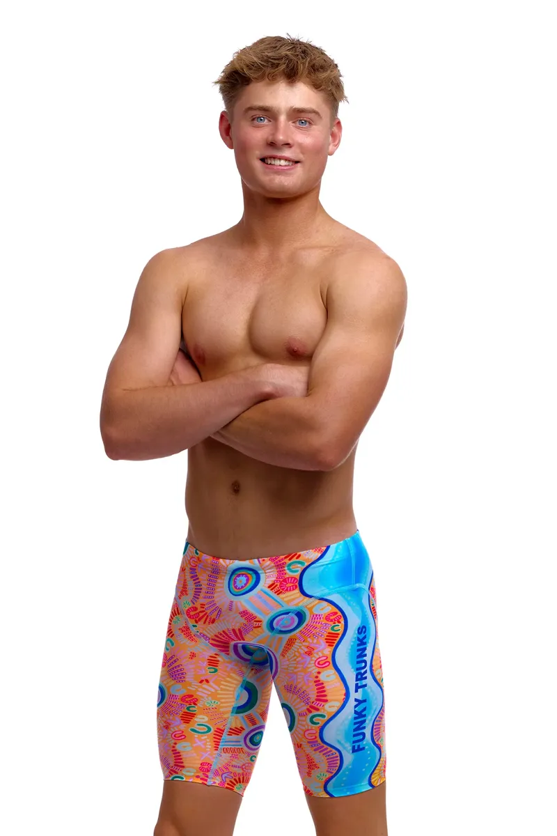 Funky Trunks Boys Fast Training Jammers Kulin Colour-3