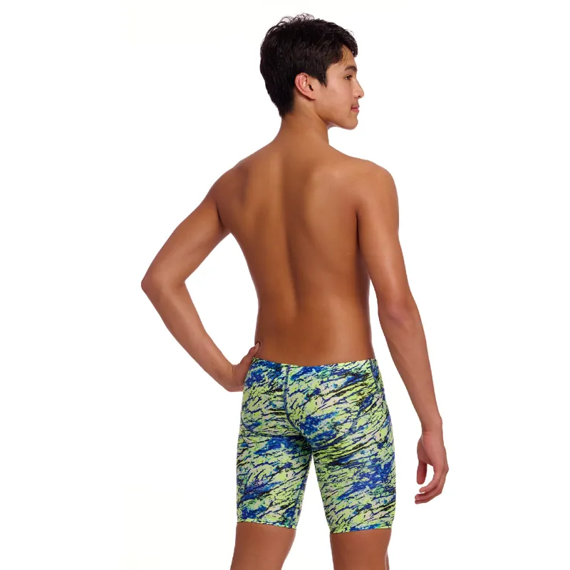 Funky Trunks Boy's Fast Training Jammers Scaled Back-4