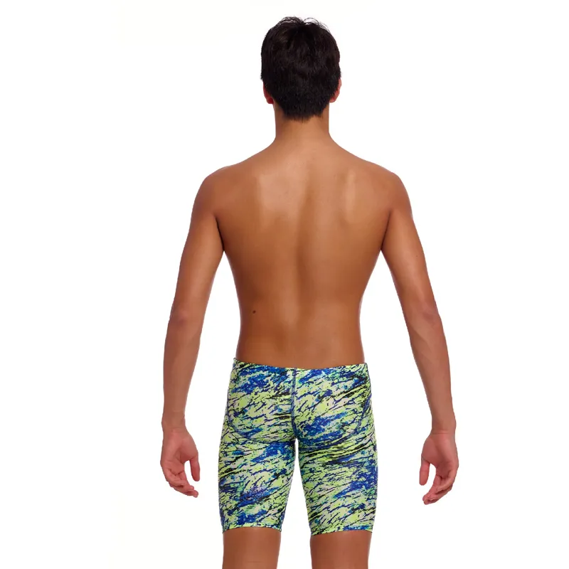 Funky Trunks Boy's Fast Training Jammers Scaled Back-2