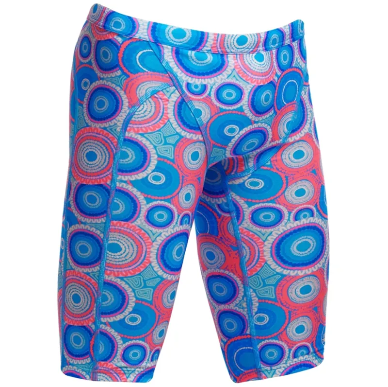 Funky Trunks Boys Training Jammers Bundjalung Blue-1