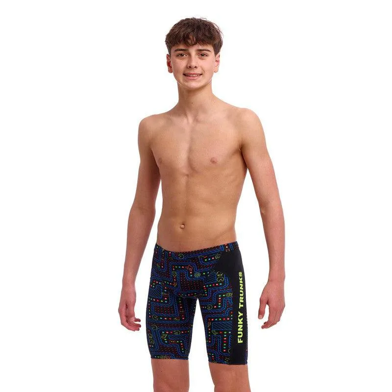 Funky Trunks Boy's Training Jammers Chomp Chomp