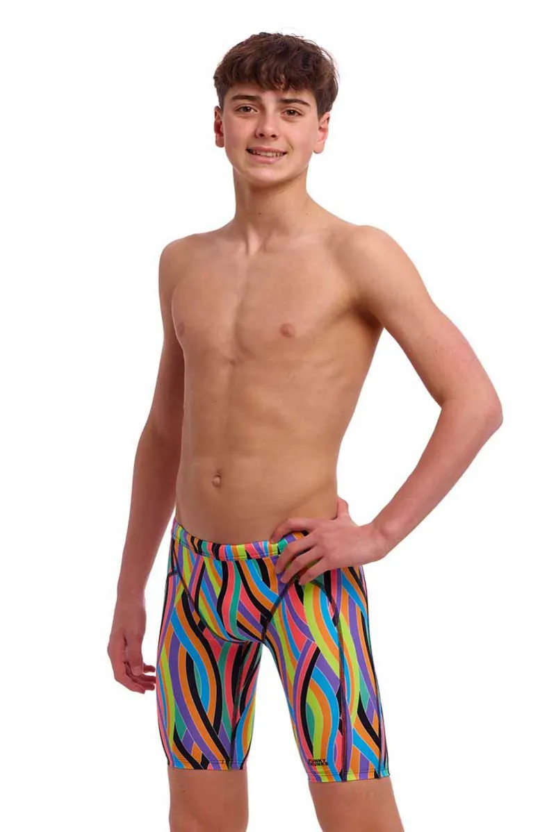 Funky Trunks Boy's Training Jammers Curl Curl-3
